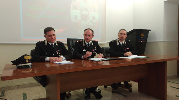 La Conferenza Stampa Dei Carabinieri