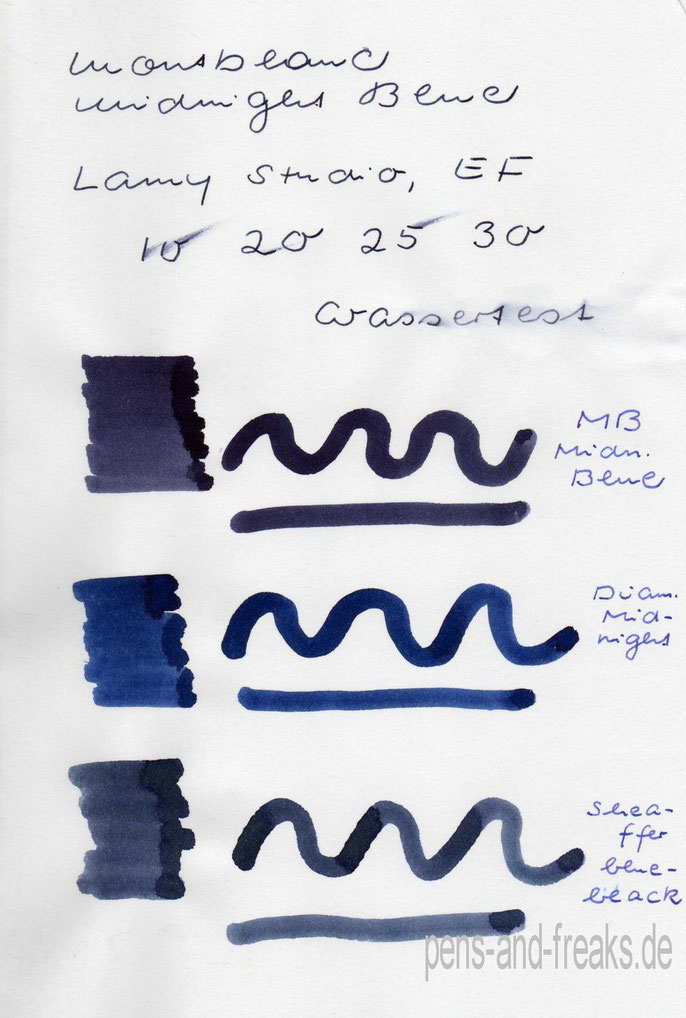 Midnight blue montblanc sale