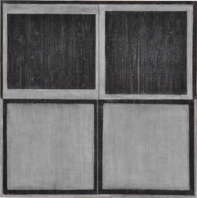 Drawing #5, 1999; charcoal & pastel on paper, 93x93cm