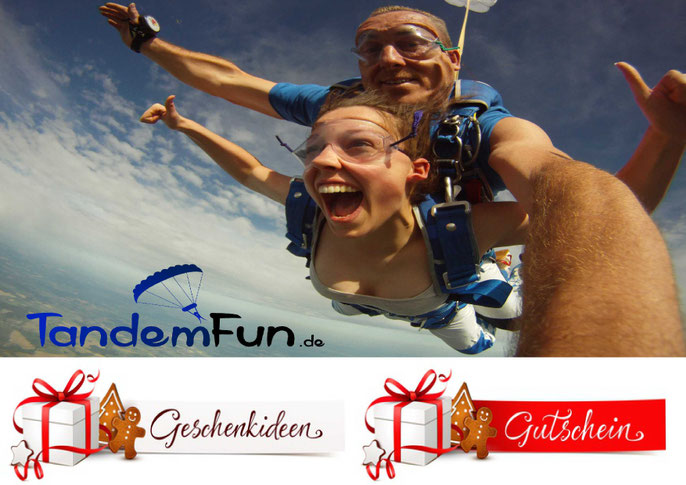 Fallschirmsprung Bayern Geschenk Gutschein Weihnachten