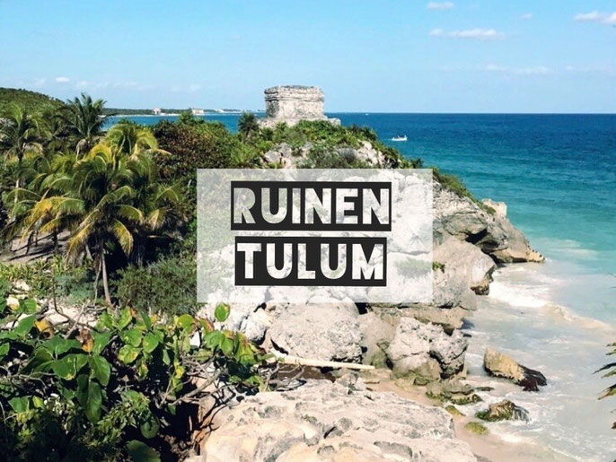 Ruinen von Tulum Mexiko.