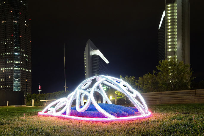 Während der Nacht der Musseen in Frankfurt, 2017, Foto: Hagen Heergeist