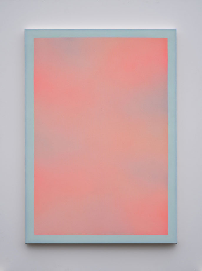 Alina Birkner "Untitled (Pink and Blue)" 2021, 170x120 cm