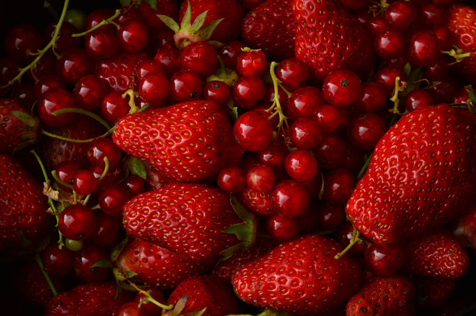 Groseilles et fraises du Vallon d'Armandine