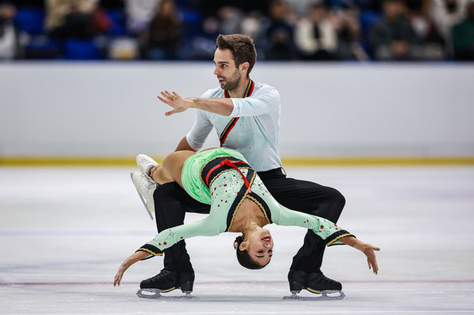 © International Skating Union / Louise Ehrhard et Matthis Pellegris