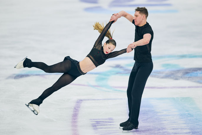 © International Skating Union / Romane Télémaque et Lucas Coulon