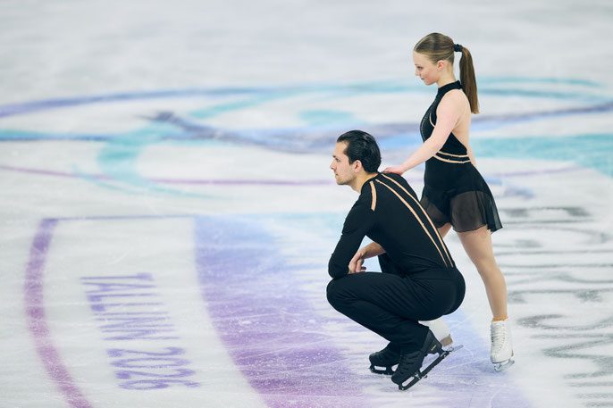 © International Skating Union / Ava Kemp et Yohnatan Elizarov