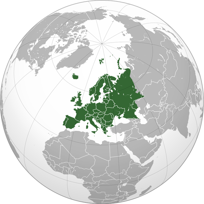 European Continent / Green Marked / World Spectrum / Europe is very Green Transition & Renewables Actively in World 