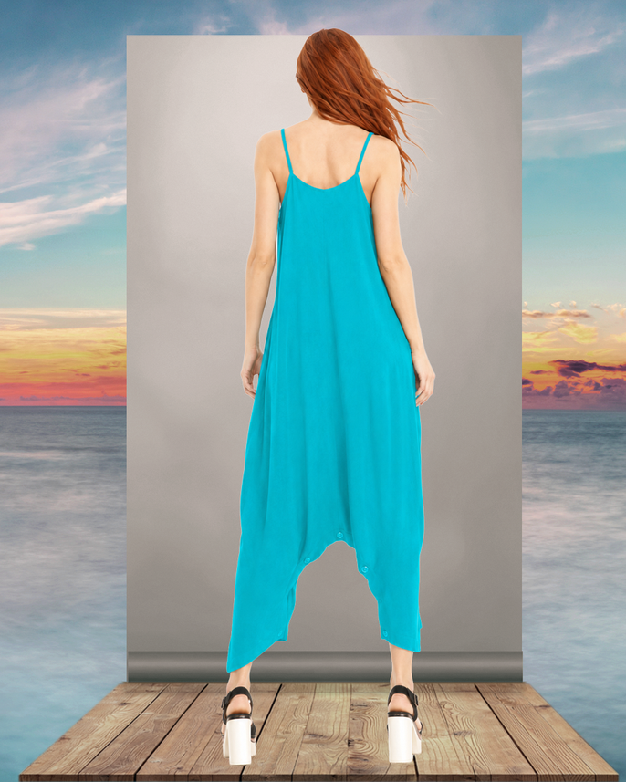 Boho-Overall aus 100% hochwertiger Baumwolle