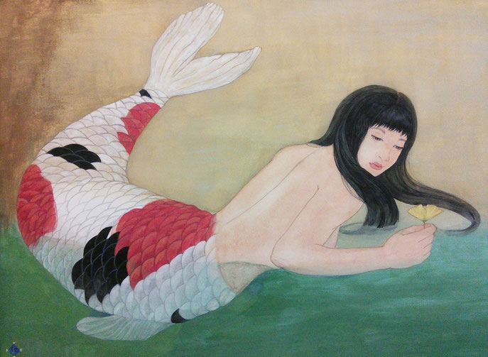 初のオークションで選ばれた「恋する人魚」。恋する乙女（？）を情感豊かに描いている