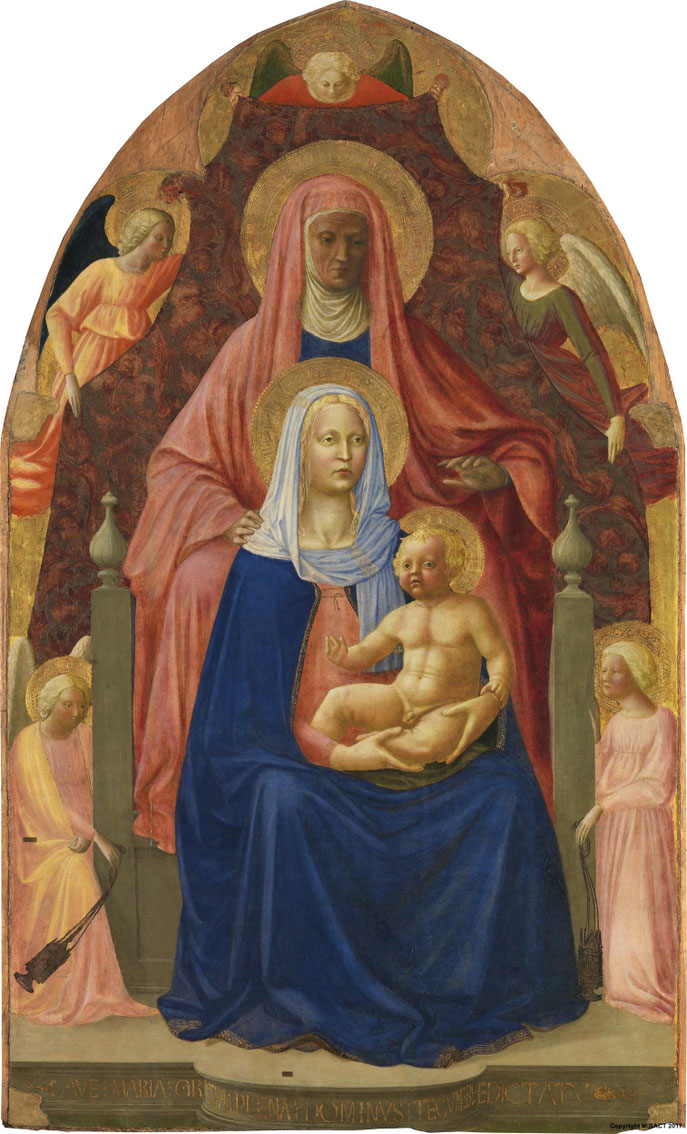 Masolino, Masaccio - Sant'Anna Metterza