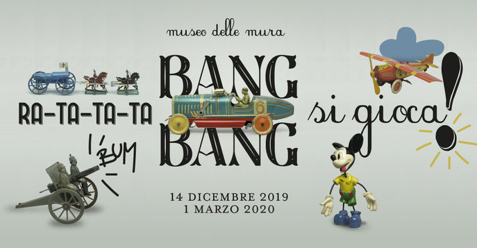 OmoGirando la mostra Ra-ta-ta-ta, bang-bang, si gioca!