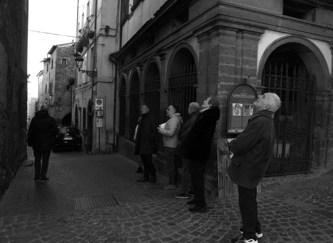 Nel centro storico di Campagnano