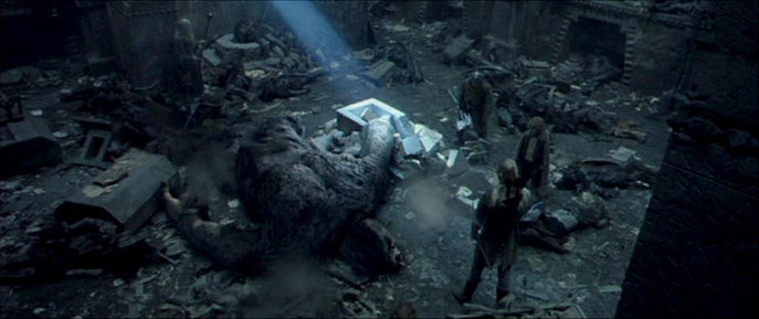 Scène du film "La Communauté de l'Anneau" de Peter Jackson