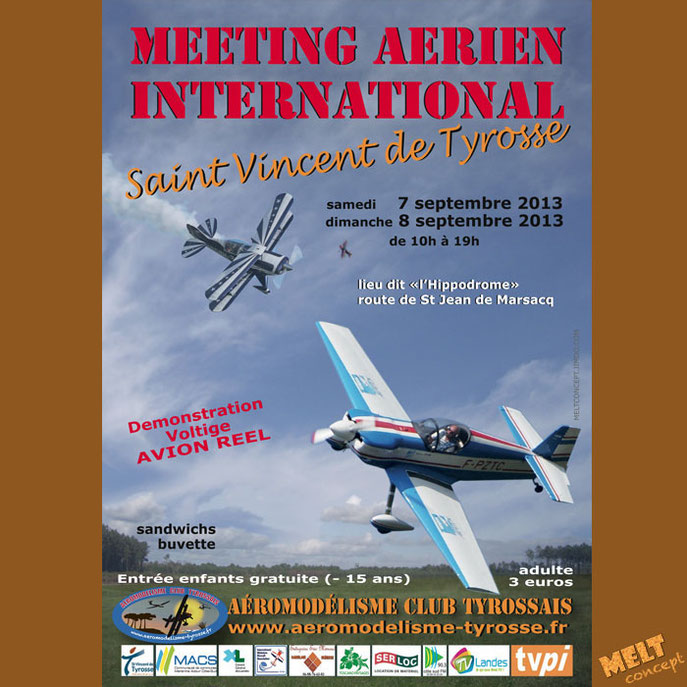 Affiche et Flyer AEROMODELISME 2013