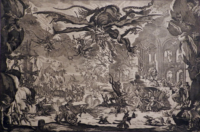Jacques Callot -La tentation de Saint-Antoine - 1635