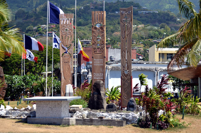 Tahiti Mahnmal gegen Atomversuche in der Südsee