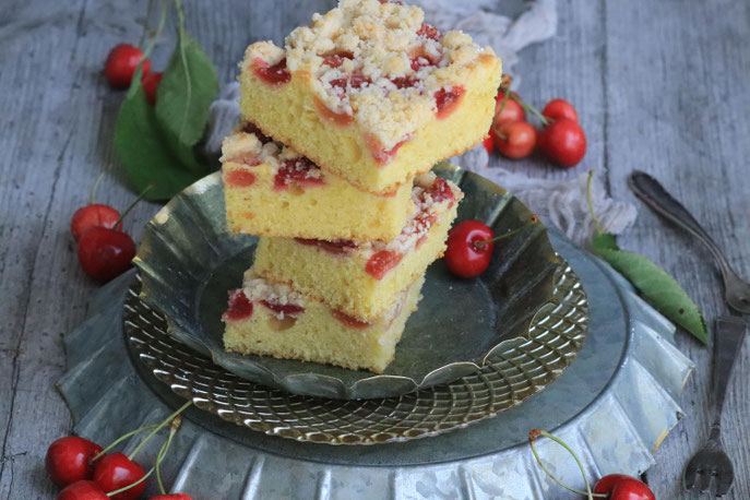 Kirschkuchen mit Streusel