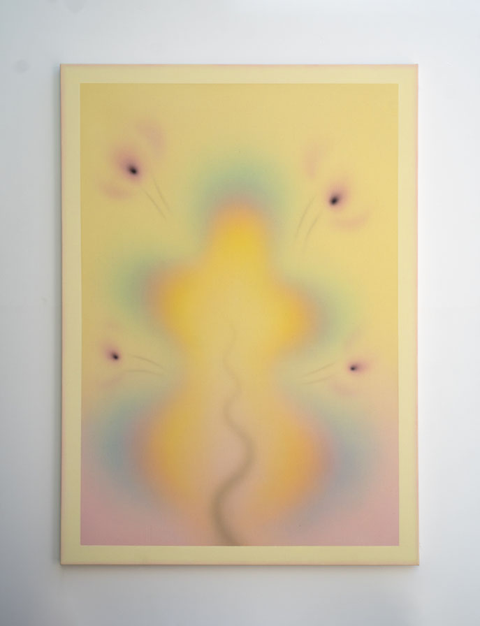 Alina Birkner – Untitled (Yellow Angel), 2024, 170x120 cm