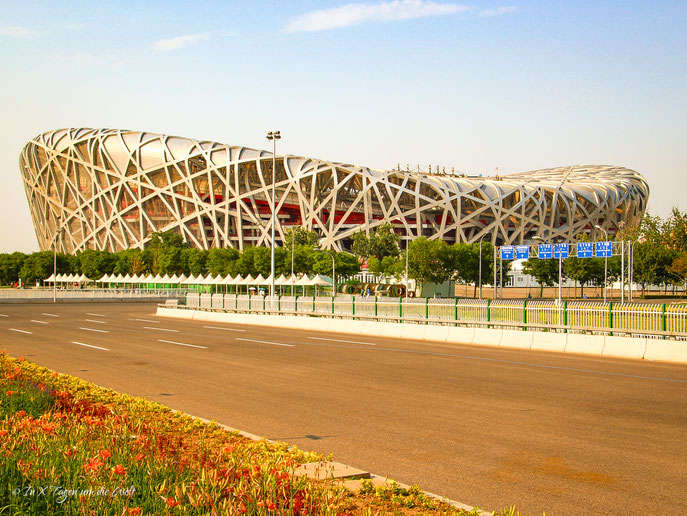 Peking Sehenswürdigkeiten Olympia Stadion