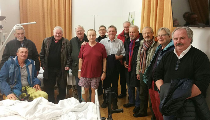 04. Februar 2020: Genesungs-Ständchen für unseren Sängerkollegen Engelbert Feichtl, Sanatorium Kettenbrücke