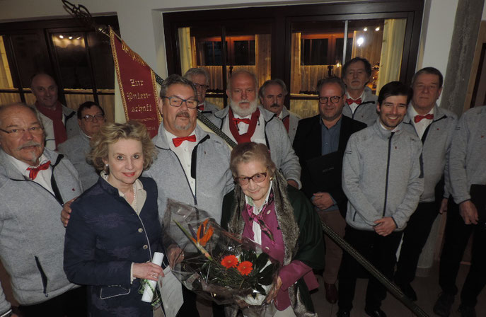 03. März 2020: Geburtstags-Ständchen für Margarete Posch, Gasthof Schatz/Hall in Tirol