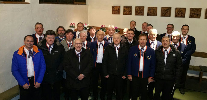 11. Jänner 2020: Hl.Messe zur Jahreshauptversammlung, St.Josef-Kirche Oberperfuss