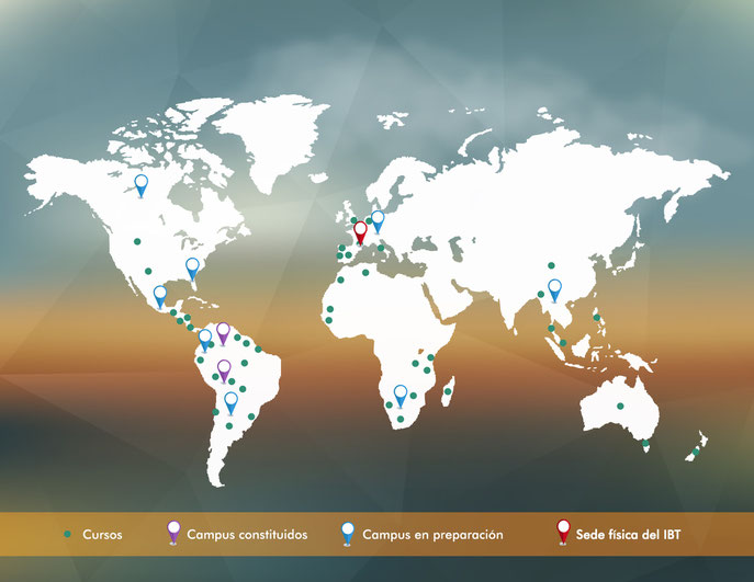 El IBT actúa en 54 países y tiene o proyecta 13 Campus Internacionales de la Biodiversidad