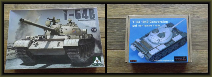 Takom T-54B , Legend T-54 1949 Conversion Set (for Tamiya T-55) 