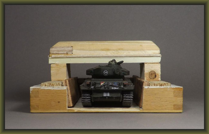 Centurion Mk. III 'Korea' (Elephant House) Diorama 1:72 Building Stages