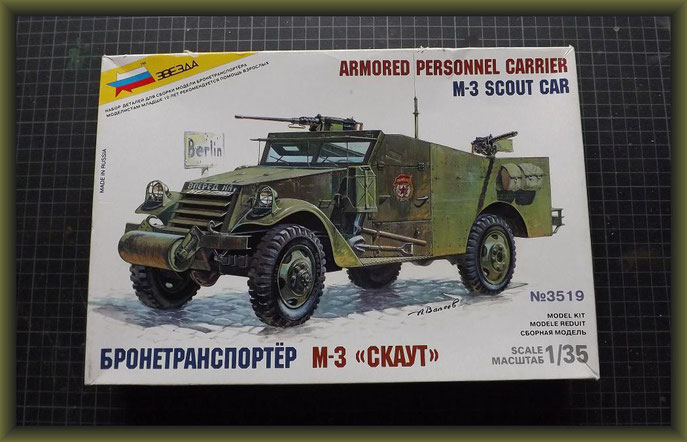 M-3 SCOUT CAR Zvezda - No. 3519 - 1:35