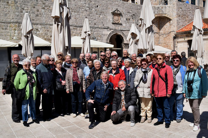 21. April 2017 mit der Ortsgruppe Hornstein in Dubrovnik