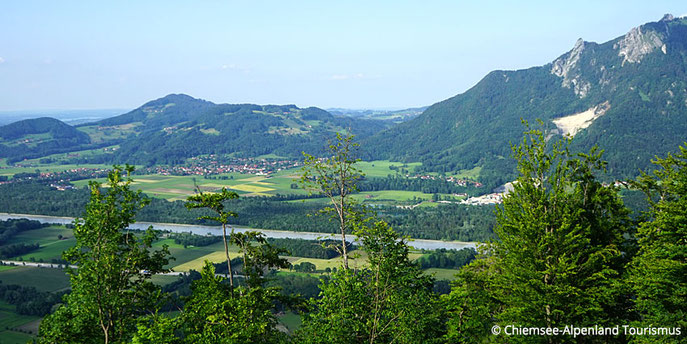 Blick vom Petersberg, Nähe Gasthof Falkenstein Flintsbach