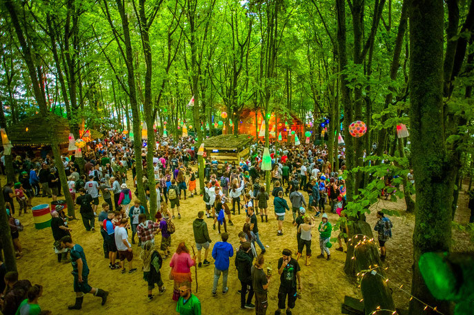 Woods, Boomtown festival, England, UK