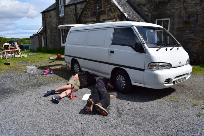 Dan and my Dad try to work out what went wrong...