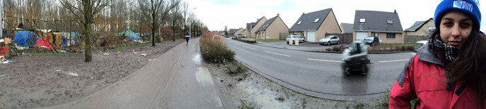 Dunkerque, suburbia and Maya- photo credit Holly Walter.