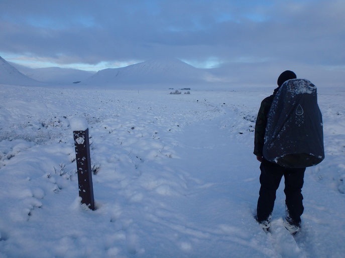 Glen Coe, West Highland Way in December