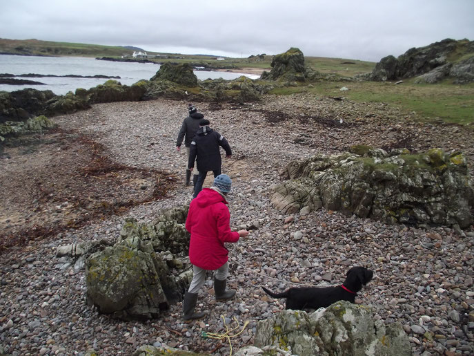 beach Isle of Islay, Inner Hebrides, Scotland.