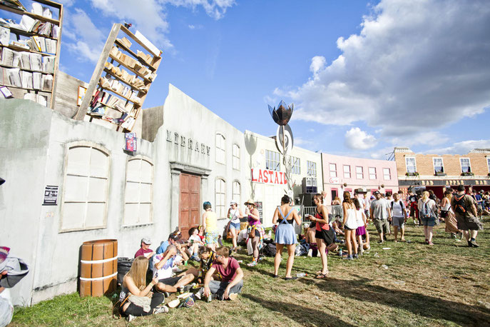 2013: Town Centre, Boomtown festival, England, UK