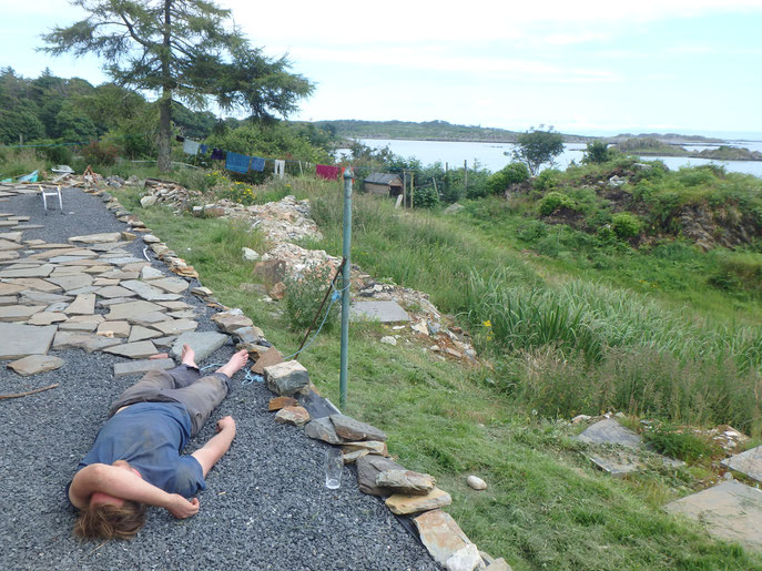 Dan (after a day of lifting rocks with my dad and a little rum)