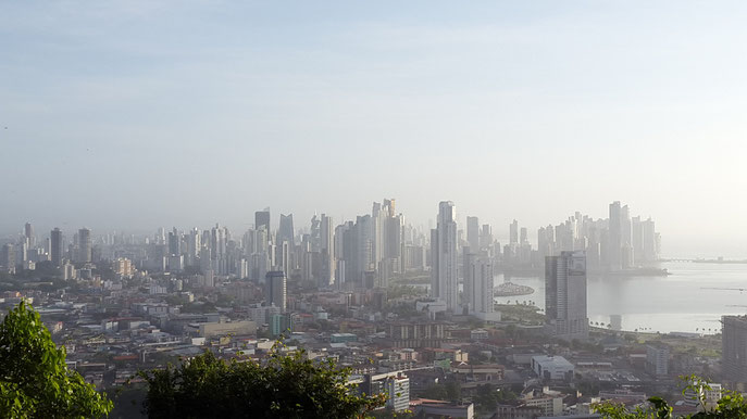 View of Panama City from Ancon Hill