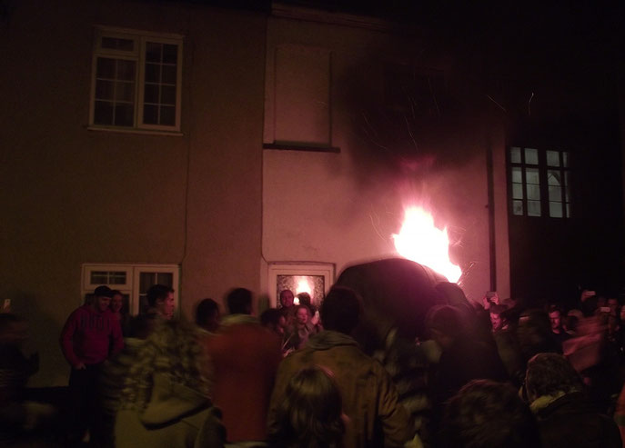 Ottery St Mary Tar Barrels, Devon, England