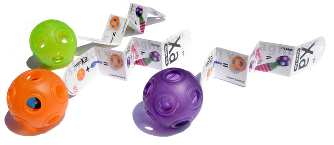 Xa™ orange, green and purple