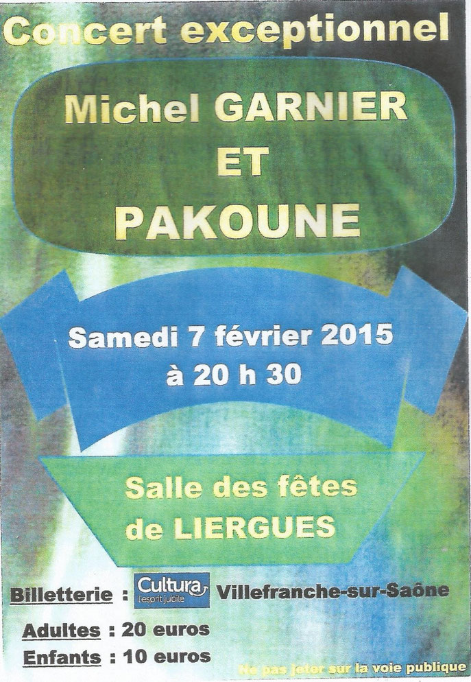 concert en soutient pour une association  bienvenue chez nous pour les autisme