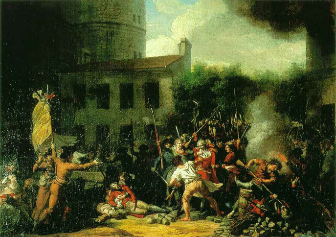 La Prise de la Bastille by Charles Thévenin, 1793