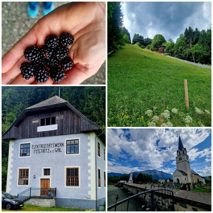 babebi-ontour.com, Hatschn&Haxln, durch ganz Österreich, Kärnten, Gailtal, Fledermaushaus, Laufstrecke, Gail, Dobratsch