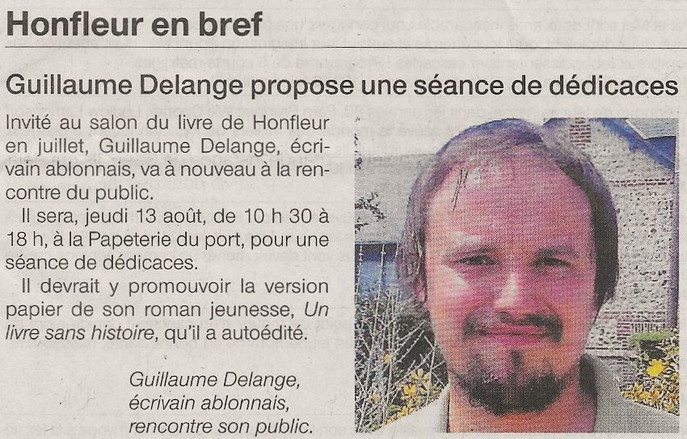 Séance dédicace - 13/08/2015