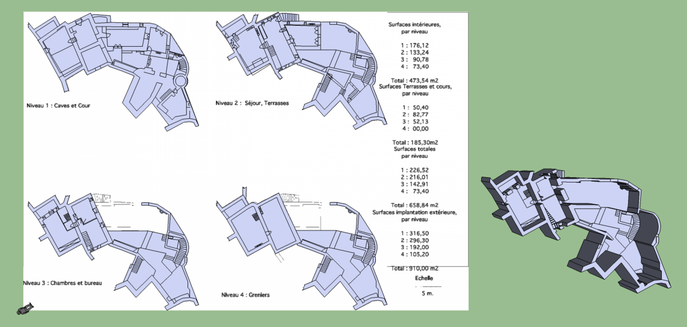 Constructution encours a partir de plan 2D 