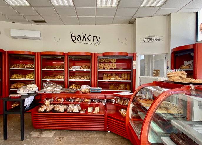 In der Bäckerei.