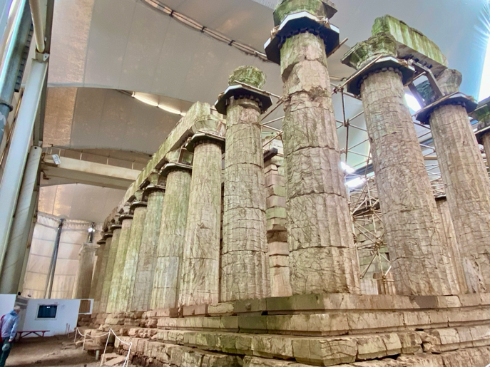 Unter Dach und Fach: Zweieinhalbtausendjährige Baukunst.